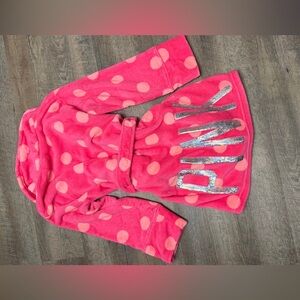 PINK Victoria's Secret Fuzzy Pink Robe